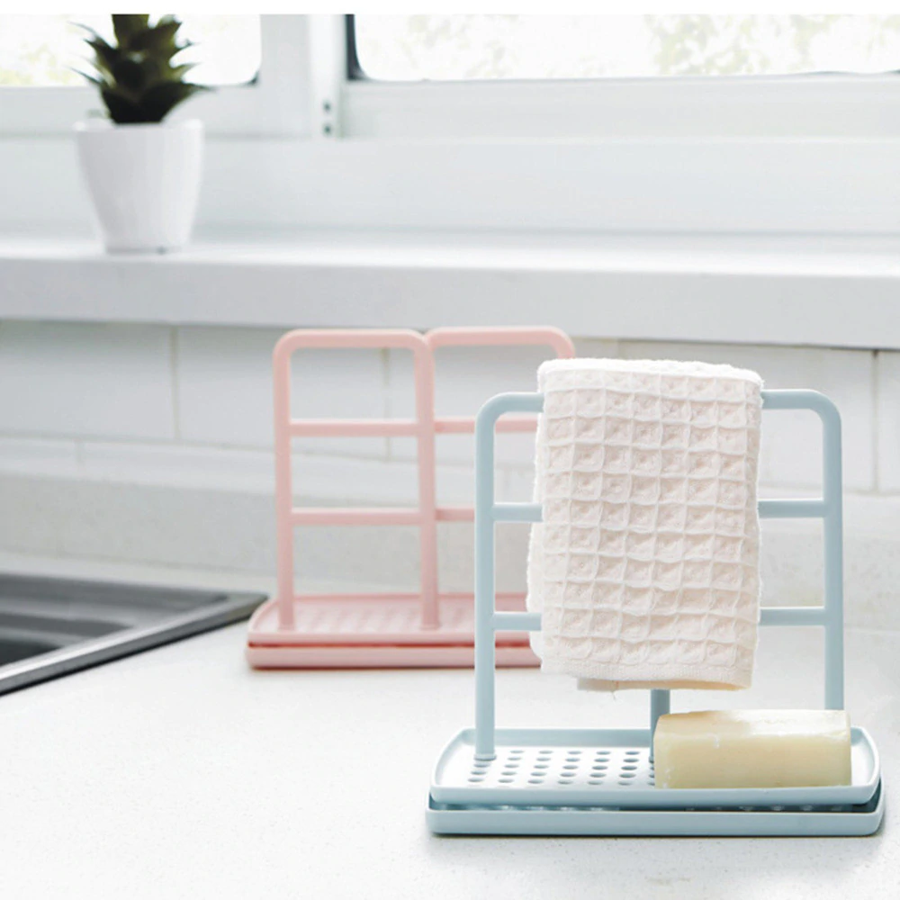 Kitchen Dishcloth Holder For Towel Rag Hanger Sink Sponge Holder Rack –  TGreenShop