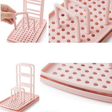 Load image into Gallery viewer, Kitchen Dishcloth Holder For Towel Rag Hanger Sink Sponge Holder Rack Shelf For Kitchen Bathroom