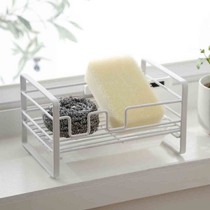 Storage Shelf Sponge Kitchen Draining Sink Box Draining Rack Dish Storage Rack Kit