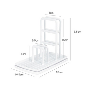Kitchen Desktop Rag Rack Dish Cloth Drain Free Punching Sponge Soap Shelf