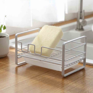 Storage Shelf Sponge Kitchen Draining Sink Box Draining Rack Dish Storage Rack Kit