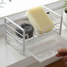 Load image into Gallery viewer, Storage Shelf Sponge Kitchen Draining Sink Box Draining Rack Dish Storage Rack Kit
