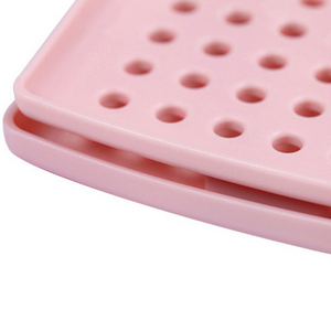 Kitchen Desktop Rag Rack Dish Cloth Drain Free Punching Sponge Soap Shelf