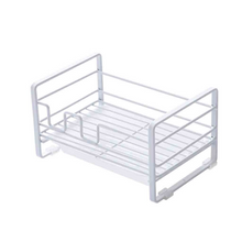 Load image into Gallery viewer, Storage Shelf Sponge Kitchen Draining Sink Box Draining Rack Dish Storage Rack Kit
