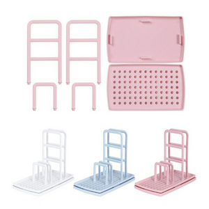 Kitchen Desktop Rag Rack Dish Cloth Drain Free Punching Sponge Soap Shelf